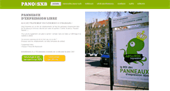 Desktop Screenshot of panneaux-expression-libre.com