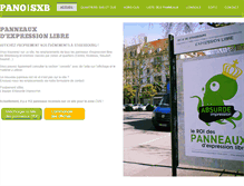 Tablet Screenshot of panneaux-expression-libre.com